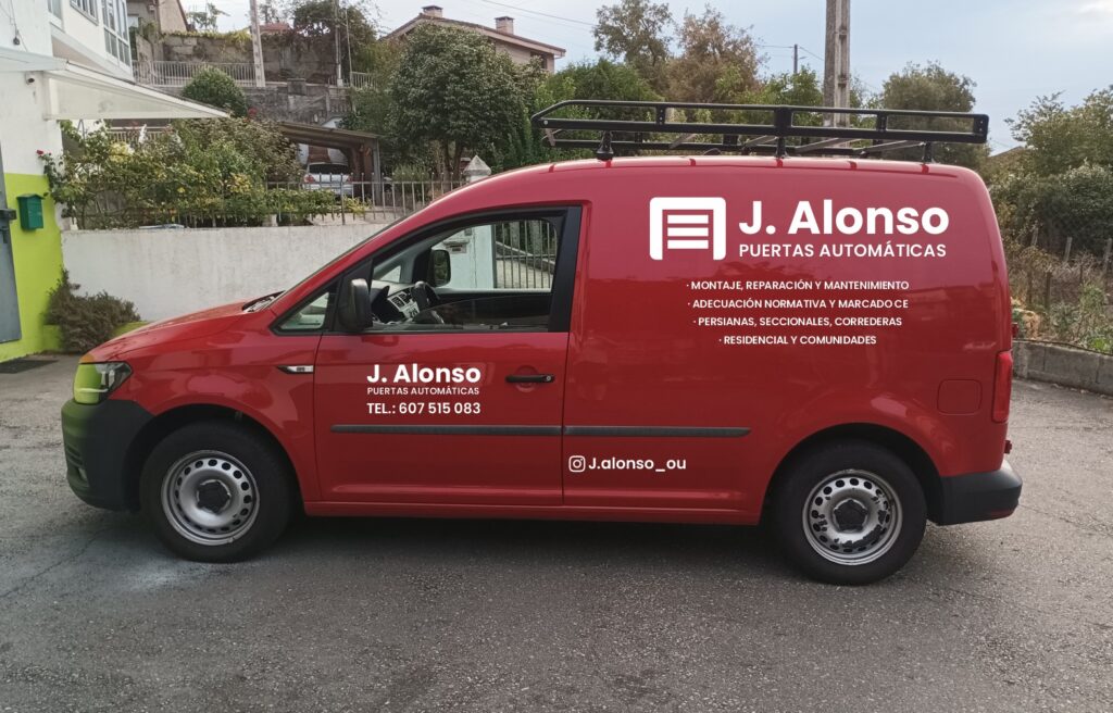 Furgoneta J. Alonso Puertas Automáticas